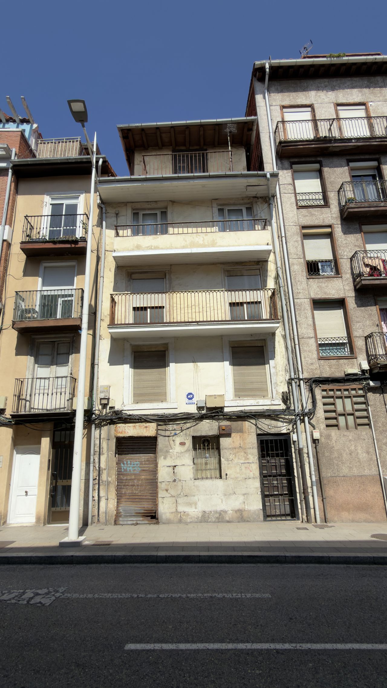 Fachada del edificio, estado actual